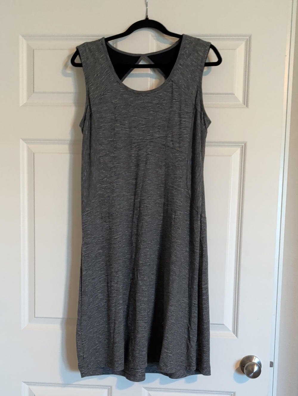 Prana Grey Sleeveless Swing Dress